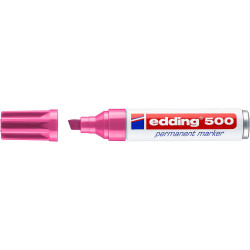 Marcador permanente edding 500 rosa