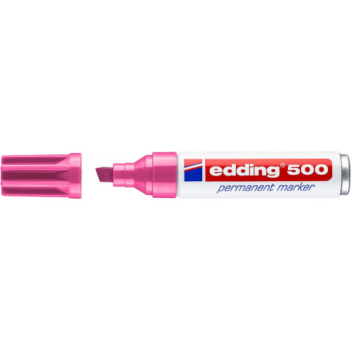 Marcador permanente edding 500 rosa