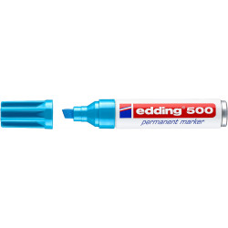 Marcador permanente edding 500 azul claro