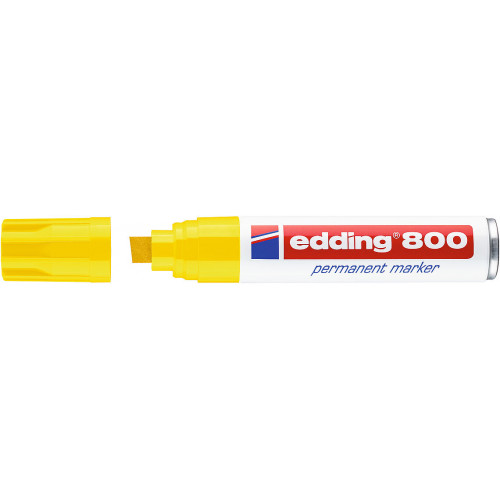 Marcador permanente edding 800 amarillo