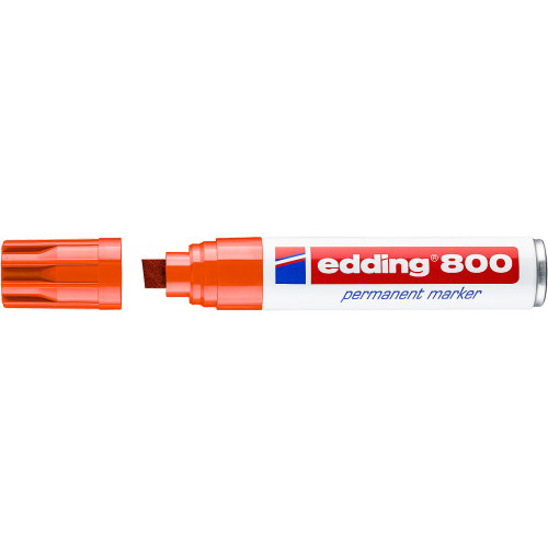 Marcador permanente edding 800 naranja