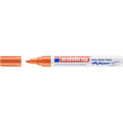 Marcador de tinta opaca permanente edding 750 naranja