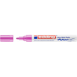 Marcador de tinta opaca permanente edding 750, rosa