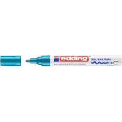 Marcador de tinta opaca permanente edding 750 azul claro