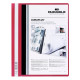 Dossier personalizable en pvc con fástener metálico plastificado durable duraplus din a4, rojo