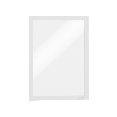 Marco informativo durable duraframe, din a4, blanco, pack de 2 uds.