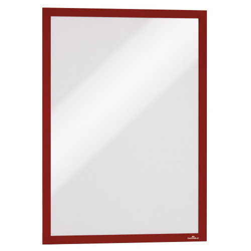 Marco informativo durable duraframe, din a3, rojo, pack de 2 uds.
