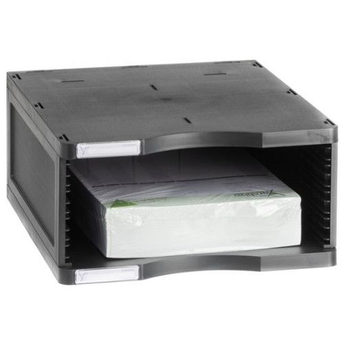 Módulo jumbo archivo 2000 archivodoc, 1 hueco de 115 mm. 360x300x145 mm. negro