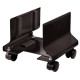 Soporte para cpu fellowes metálico, ajustable, 4 ruedas, color grafito.