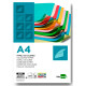 Papel liderpapel color, din a4, 80 grs/m². 25 colores surtidos, paquete de 100 hojas