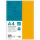 Papel liderpapel color, din a4, 80 grs/m². naranja, paquete de 100 hojas