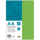 Papel liderpapel color, din a4, 80 grs/m². verde, paquete de 100 hojas