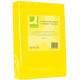 Papel q-connect color, din a4, 80 grs/m². amarillo intenso, paquete de 500 hojas