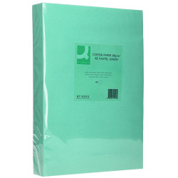 Papel q-connect color, din a3, 80 grs/m². verde, paquete de 500 hojas