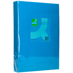Papel q-connect color, din a3, 80 grs/m². azul intenso, paquete de 500 hojas