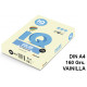 Papel iq color pálido, din a4, 160 grs/m². vainilla, paquete de 250 hojas