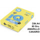Papel iq color intenso, din a4, 80 grs/m². amarillo canario, paquete de 500 hojas
