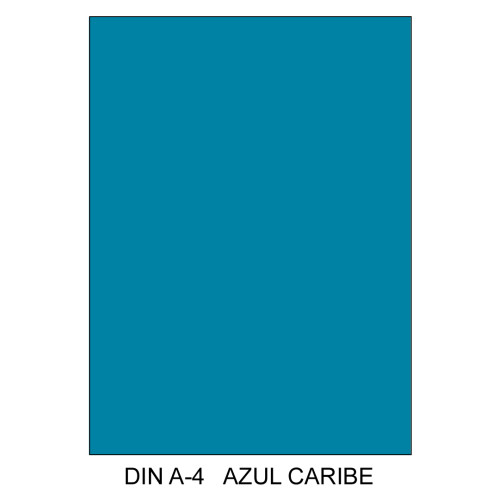 Cartulina canson iris, din a4, 185 grs/m². azul caribe