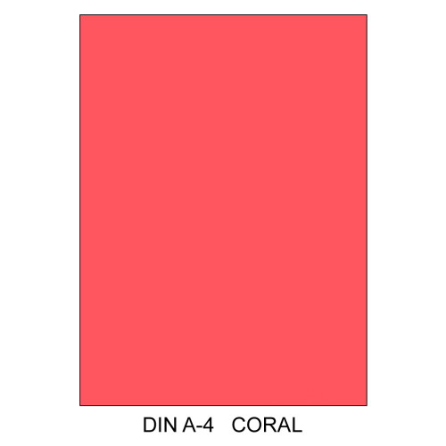 Cartulina canson iris, din a4, 185 grs/m². coral