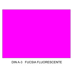 Cartulina canson iris, din a3, 250 grs/m². fucsia fluorescente