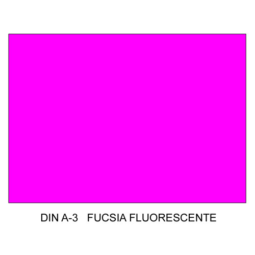 Cartulina canson iris, din a3, 250 grs/m². fucsia fluorescente