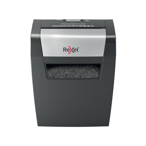 Destructora de papel personal rexel momentum x308, corte en confeti