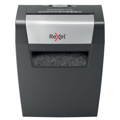 Destructora de papel personal rexel momentum x406, corte en confeti