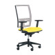 Silla de oficina new passion, syncro, asiento y respaldo regulables en altura, brazos 1d