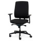 Silla de oficina absolute tapizada, syncro, regulación lumbar, brazos 1d