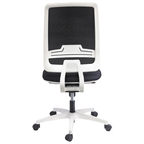 Silla de oficina absolute blanca, syncro, regulación lumbar