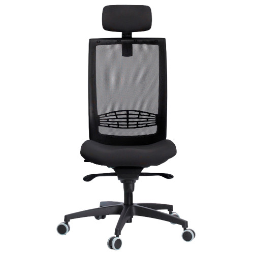 Silla de oficina kind top, syncro, asiento confort regulable en profundidad, regulación lumbar