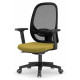 Silla de oficina andy negra, syncro, regulación lumbar, brazos 1d