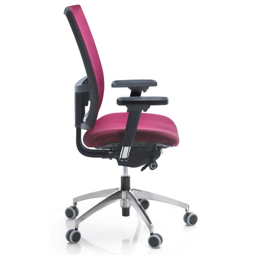 Silla de oficina melania malla + tapizado, syncro, brazos 2d
