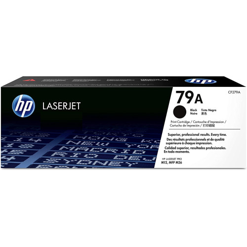 Toner laser hewlett packard laserjet pro m12a/ m12w/ m26a, 79a negro