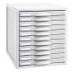 Módulo archivo 2000 archisystem, 356x316x362 mm. 11 cajones de 22 mm. gris/gris