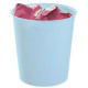 Papelera en poliestireno archivo 2000 serie 2001 ps, Ø 29x31 cm. 18 litros, azul pastel