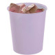 Papelera en poliestireno archivo 2000 serie 2001 ps, Ø 29x31 cm. 18 litros, malva pastel