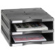 Módulo estándar archivo 2000 archivodoc, 2 huecos de 58 mm. 360x300x165 mm. negro