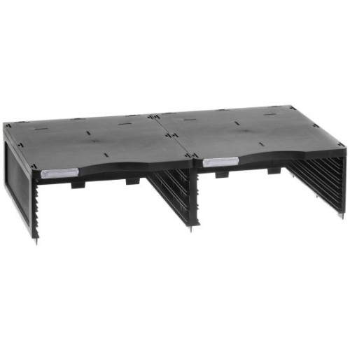 Ampliación din a4 jumbo archivo 2000 archivodoc, 2 huecos de 115 mm. 360x600x130 mm. negro