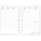 Agenda finocam open club 500, semana vista vertical, 117x181 mm. negro