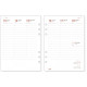 Agenda finocam open troya 1000, semana vista vertical, 155x215 mm. visón