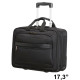 Maletín samsonite vectura evo con ruedas para portátil de 17,3", negro