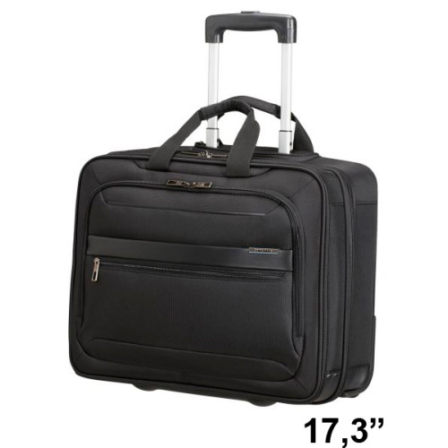 Maletín samsonite vectura evo con ruedas para portátil de 17,3", negro