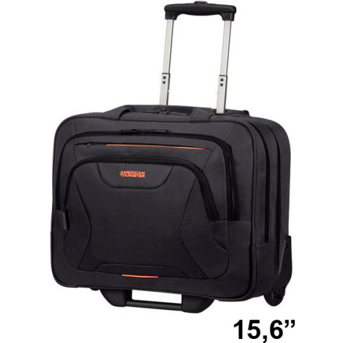Maletín samsonite at work line american tourister con ruedas para portátil de 15,6", negro