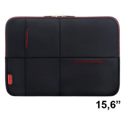 Funda samsonite airglow sleeves para portátil de 15,6", negro/rojo