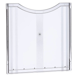 Tapa frontal archivo 2000 archiplay, din a4 vertical, cristal transparente