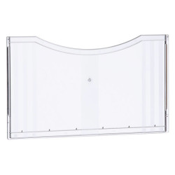 Tapa frontal archivo 2000 archiplay, din a4 horizontal, cristal transparente