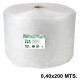 Bobina de plástico con burbujas de aire liderpapel ecouse, 30% plástico reciclado, 0,40x200 mts.