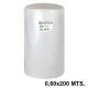 Bobina de plástico con burbujas de aire liderpapel ecouse, 30% plástico reciclado, 0,60x200 mts.