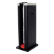 Máquina embolsadora de paraguas largos sie pluvilux, 780x280x380 mm. negro/plata